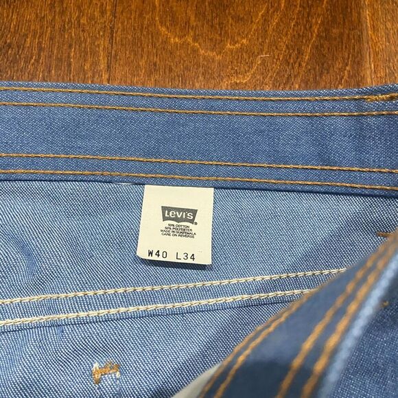 Levi's Vintage 2001 Signature Action Denim Blue Jeans NWT Men's Size W40 x L34 - Picture 7 of 9